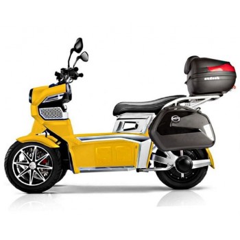 Электроскутер ITank Doohan EV3 Pro Trike 2000w Желтый 2 Аккумулятора 60V26Ah