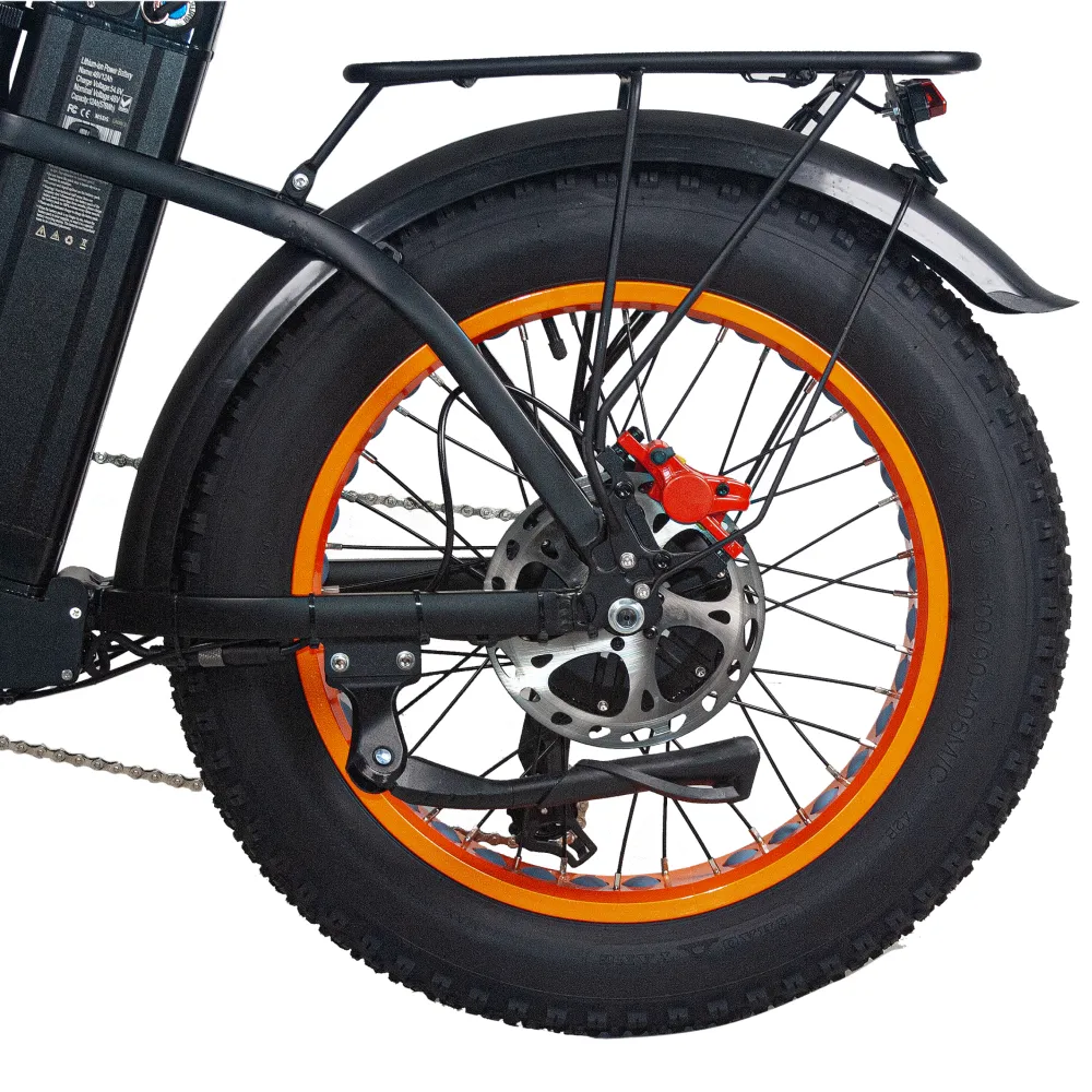 Электровелосипед Minako F11 оранжевый 5