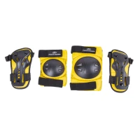 Набор защиты Tech Team Safety line 500, цвет жёлтый (размер S)